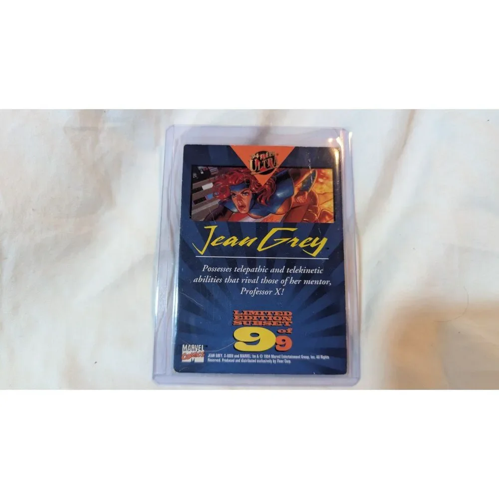 94 Fleer X-Men Ultra Limited Edition Subset 9 of 9 jean Grey